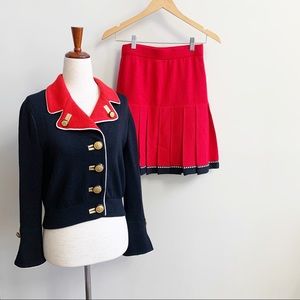 St. John Collection Military Jacket and Sk…